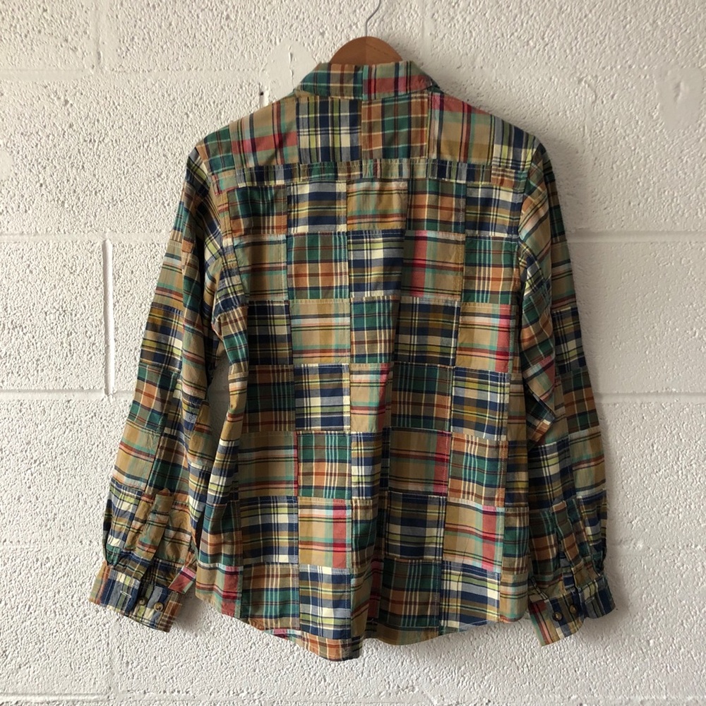 Orvis Plaid Patchwork Button Down Sz: 10 - image 5